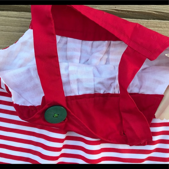 3T-4T Handmade Girls Holly Days Tunic Dress New - Picture 9 of 13